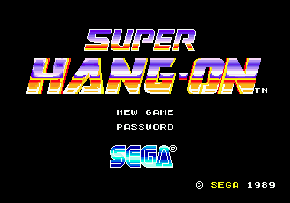 Super Hang-On screenshot 4 for Sega Mega Drive